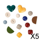 Maxbell 5xBeach Bag Charms Accessories Beach Handbag PVC Tote Inserts Buckle Ornaments Style A