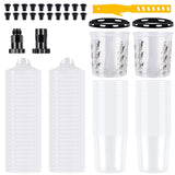 Maxbell Disposable Paint Sprayer Mixing Cup Kit Efficient 20 Plugs Mixing Cup System