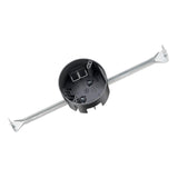 Maxbell Round Electrical Box with Hanger Bar Commercial Reliable Ceiling Fan Bracket Dark Gray