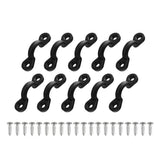 Maxbell 3x10 Pieces New Nylon Marine Deck Sheet Eye Lacing Strap Saddle Clip 34 x 10mm