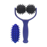 Maxbell Massage Roller Ball Portable Manual Massage Tool for Shoulder Full Body Neck Blue