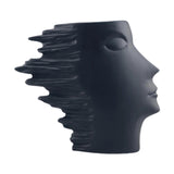 Maxbell Abstract Face Vase Modern Head Shaped Vase for Living Room Bookshelf Bedroom L