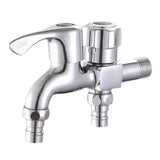 Maxbell Washing Machine Faucet Laundry Faucet Water Tap for Outdoor Laundry Bathroom Alloy Double Use