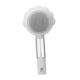 Maxbell Pet Grooming Brush Portable Pet Hair Cleaner Brush for Long Short Curly Hair white