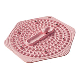 Acupressure Foot Massager Mat Creative Pressure Point Pad for Travel Workout Pink