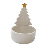 Maxbell Christmas Tealight Holder Candle Tray for Seasonal Table Centerpiece Festive Gold Star