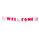 Maxbell Baby Baptism Multicolored Lettering Banner Kids Party Garland Hanging Decor