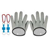 Maxbell Fishing Gloves Puncture Resistant Catch Fish Fish Landing Glove Fisherman Gray ABS Hook - Aladdin Shoppers