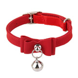 Maxbell Maxbell Adjustable Pet Kitten Cat Puppy Safety Collar Bell Buckle Neck Strap Red