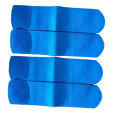 Maxbell 4 Pieces Soccer Ankle Guard Strap Portable for Volleyball Basketball Cycling Blue