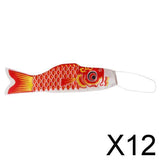 12x55-150cm Various Japanese Windsock Carp Flag Koi Nobori Sailfish 150cm Red