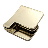 Maxbell 3xPants Clips for Waist Adjustable Pants Waist Clip Metal Pant Waist Tightener Golden