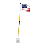 Maxbell Golf Pin Flag Hole Cup Set Putting Green Flag and Poles for Home Garden Yard 1 Set