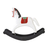 Maxbell Rocking Horse Statue Multifunction Ornament for Housewarming Office white