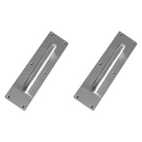 Maxbell 2Pcs Door Handles Sturdy Door Pull Push Plates for Public Office Restaurants 30cm x 8cm x 0.12cm