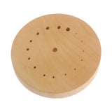Maxbell Wood Watch Movement Pad Multipurpose Professional Parts Gear Movement Holder With Hole