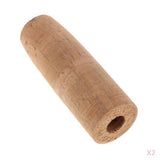 Maxbell 2pcs AA Grade Cork Fishing Rod Handle Grip DIY Components Repair Accessory