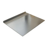 Stainless Steel Cutting Board Sturdy with Counter Lip Rustproof Pastry Board 40x30cm