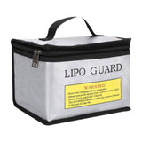 Maxbell Lipo Battery Fireproof Bag PVC Fireproof Spare Battery Bag Lipo Charging Bag Silver