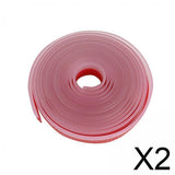 Maxbell 2xReplacement Strip Track Saw Guide Rail for Woodworking Circular Saw Supplies