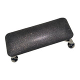 Maxbell Nail Art Hand Rest Pillow for Home Use Waterproof Professional Metal Bracket Black