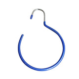 Maxbell 4pcs Tie Scarf Tie Clothes Storage Rack Blue