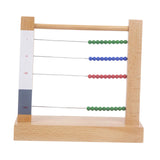 Preschool Math Learning Toy Wooden Abacus Toy for Preschool Elementary Gifts 23.5cmx7cmx21cm