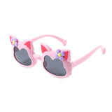 Maxbell Girls Sunglasses Portable Sun Protection Glasses for Outdoor Travelling Pool
