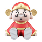 Maxbell God of Wealth Phone Stand Cute Phone Holder for Living Room Shop Window Red