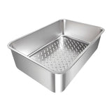 Maxbell Cat Litter Box Detachable Open Top Anti Splashing Bedpan Kitten Potty Toilet A