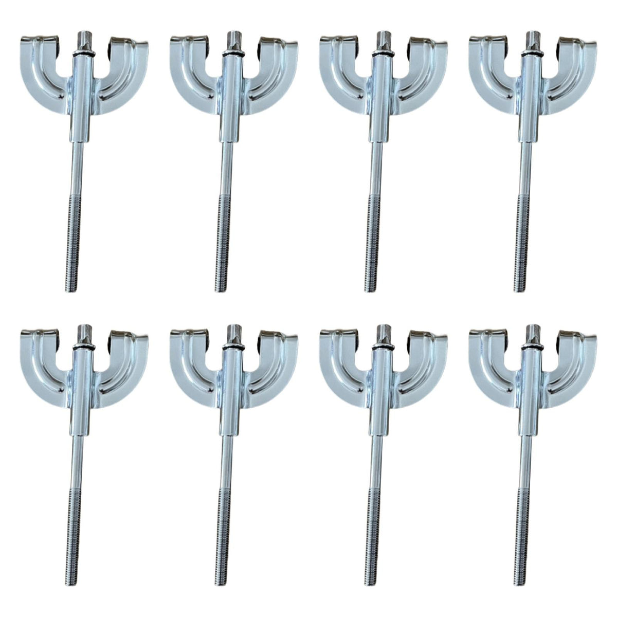 Maxbell 8x Bass Drum Claws Wear Resistant Hardware Percussion Instrument Accessories M5