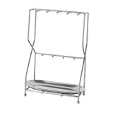 Maxbell Jewelry Display Stand Tabletop Jewelry Holder for Watches Necklaces Ear Stud Square