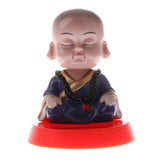 Maxbell Maxbell Solar Powered Bobbling Toy Shaking Head Monk Home/Car Ornament 3 Pieces Set