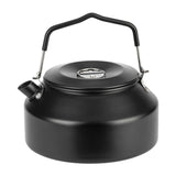 Maxbell Camping Water Kettle 1.35L Cooking Teakettle for Camp Mountaineering Fishing Black
