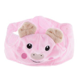 Maxbell Maxbell Cartoon Fleece Hat for Pet Dog Cute Pig Pattern Puppy Teddy Costume Cap--S