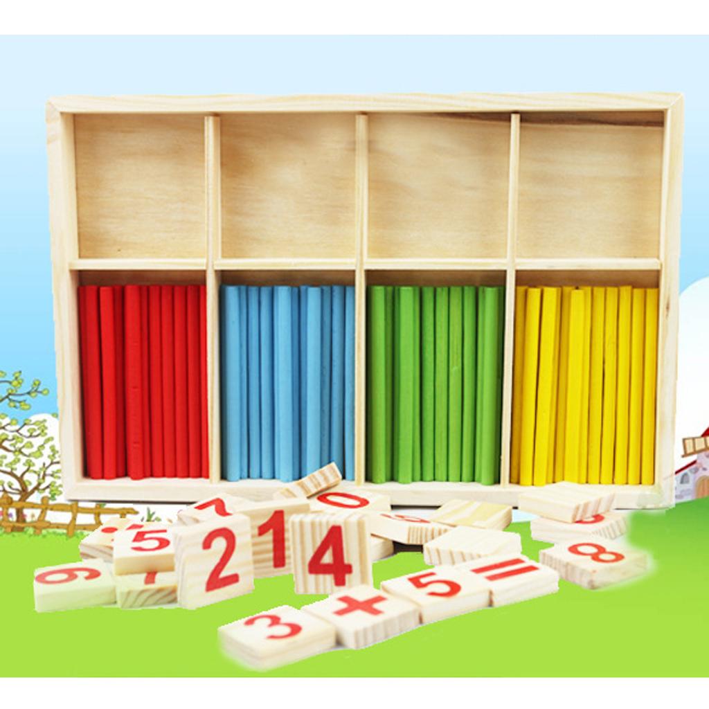 Maxbell Maxbell Kids Wooden Counting Sticks Set