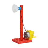 Maxbell DIY Hand Cranked Generator Compact Physics Teaching Aid for Physical Science