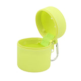 Maxbell Fly Fishing Box Mini Trash Can Zippered Dust Box Bin for Park Picnic Outdoor Fruit green