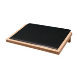 Bamboo Jewelry Display Tray Display Stand Crafts for Countertop Desktop Show Large Black