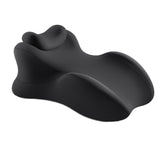 Maxbell Wedge Prone Pillow Memory Foam Back Cushion for Apartment Office Watching TV black