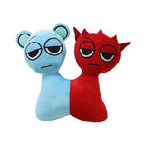 Maxbell Plush Toy Cute Soft Plush Movie Doll for Room Decor Collection Ages 3 and up Red and Blue