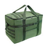 Maxbell Grill Carrying Bag Multipurpose Griddle Carry Bag for Hiking BBQ Backpacking 53L Green