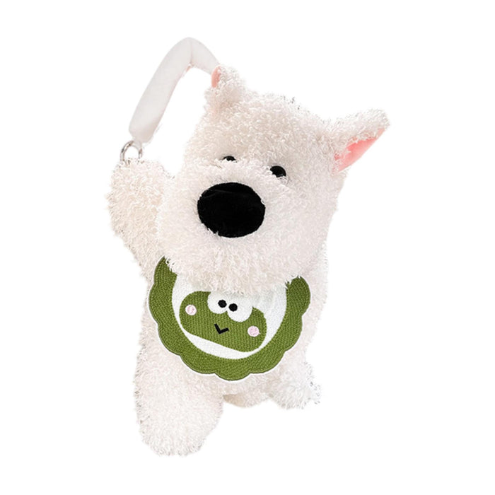Generic Plushie Dog Car Tissue Holder Cartoon for Long Distance Trip Auto Green Frog