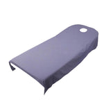 Maxbell 5 Pieces Soft Beauty Massage SPA Bed Cover Sheet With Breath Hole Purple