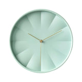 Maxbell Modern Wall Clock 12inch Decorative Hanging Clock for Dining Room Home Decor Light Green