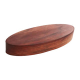 Maxbell Wood Serving Tray Oval Shape Dessert Snack Plate for Festival Kitchen Cheese