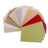 Maxbell 100 Sheets Double Sided Specialty Pearlescent Paper for Making Cards 15x10cm