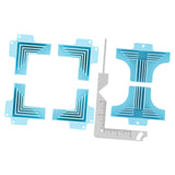 Corner Guides Sturdy for Building Architectural Model Gift Boxes Book Covers Blue