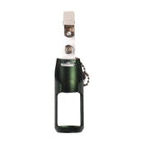 Maxbell Fly Fishing Floatant Bottle Holder Attach to Fly Fishing Vest Aluminum Alloy Dark Green