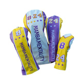 Maxbell 4 Golf Wood Headcovers Trendy Supplies Protection for Games Gifts Beginners